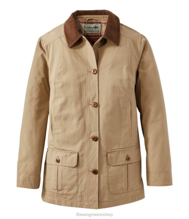 γυναίκες παλτό αχυρώνα adirondack 6PHT831 LLBean εξωτερικά ενδύματα σκούρο χακί