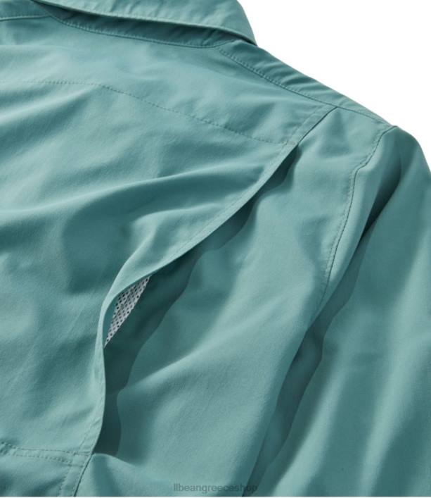 γυναίκες πουκάμισο με τροπικά ρούχα 6PHT5222 LLBean είδη ένδυσης ξεθωριασμένος νεφρίτης