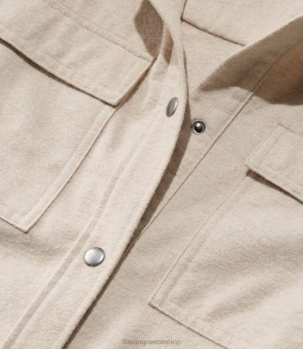 γυναίκες πουκάμισο με υπογραφή σαμουά 6PHT574 LLBean είδη ένδυσης φυσικό ρείκι
