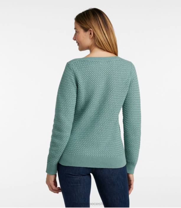 γυναίκες πουλόβερ καλαθοπλεκτική 6PHT344 LLBean είδη ένδυσης κλασικό ναυτικό