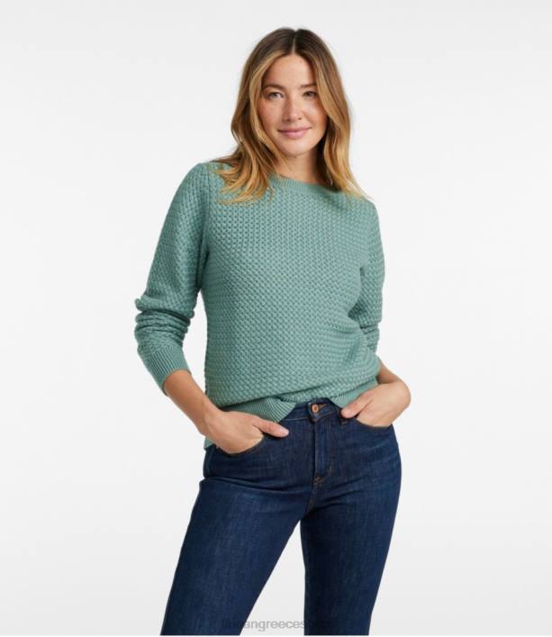 γυναίκες πουλόβερ καλαθοπλεκτική 6PHT6550 LLBean είδη ένδυσης τριαντάφυλλο πλύσιμο