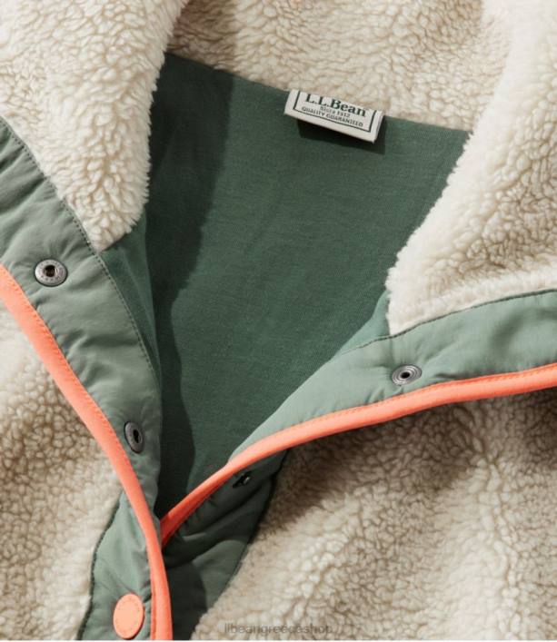 γυναίκες πουλόβερ φλις sherpa 6PHT7008 LLBean είδη ένδυσης αντίκα χρυσό