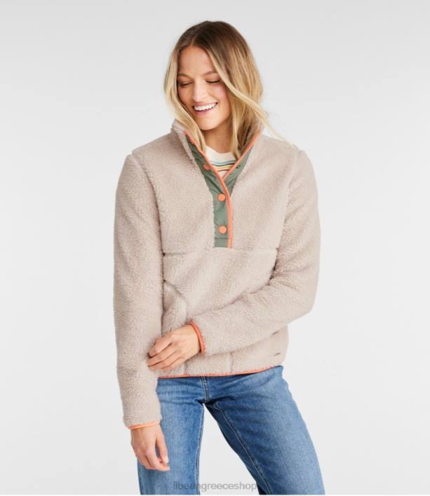 γυναίκες πουλόβερ φλις sherpa 6PHT7207 LLBean είδη ένδυσης πράσινη θάλασσα
