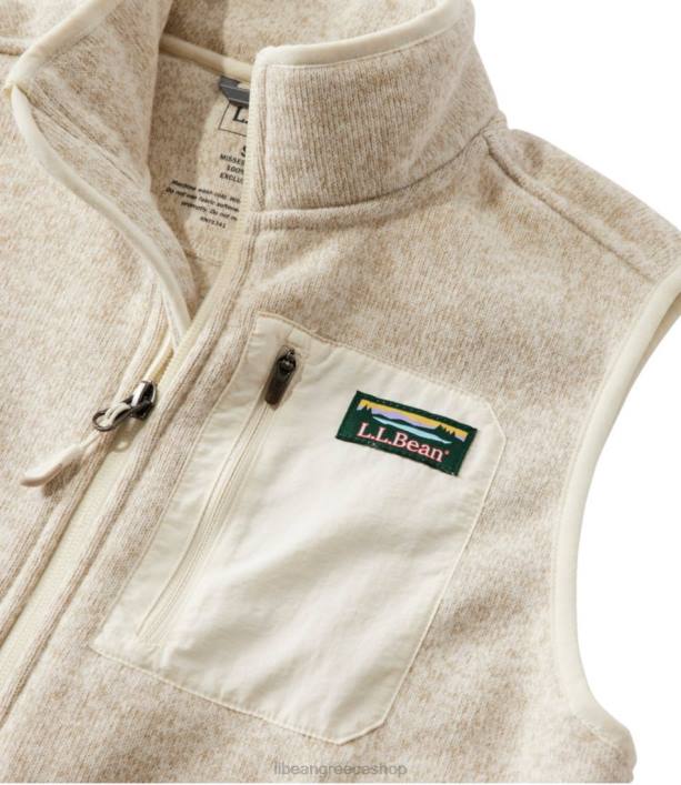 γυναίκες πουλόβερ φλις μακρύ γιλέκο 6PHT409 LLBean εξωτερικά ενδύματα κασσίτερος