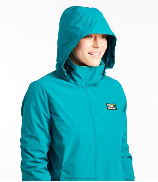 γυναίκες πουλόβερ φλις τζάκετ 3 σε 1 6PHT840 LLBean εξωτερικά ενδύματα σκουριά πορτοκαλί/σκούρο σκουριασμένο