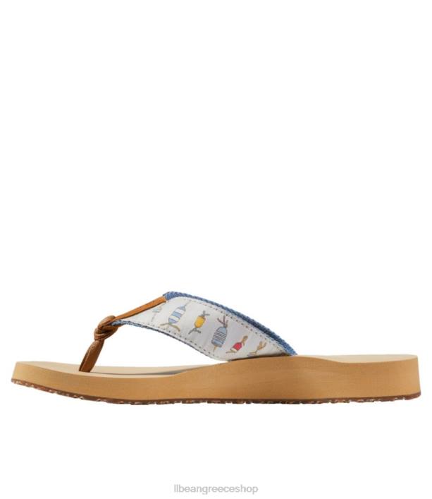 γυναίκες σαγιονάρες Maine Isle 6PHT5181 LLBean είδη υπόδησης γαλαζοπράσινος αστακός