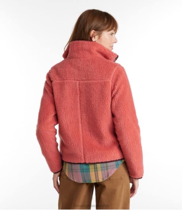 γυναίκες σακάκι sherpa fleece 6PHT7218 LLBean εξωτερικά ενδύματα πράσινη θάλασσα