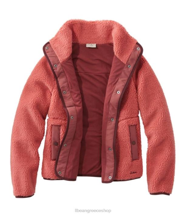 γυναίκες σακάκι sherpa fleece 6PHT7218 LLBean εξωτερικά ενδύματα πράσινη θάλασσα