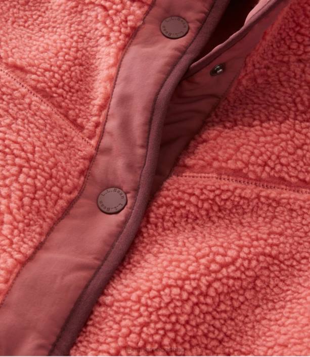 γυναίκες σακάκι sherpa fleece 6PHT7218 LLBean εξωτερικά ενδύματα πράσινη θάλασσα
