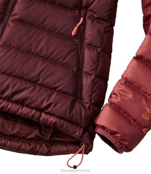 γυναίκες σακάκι με κουκούλα 6PHT5093 LLBean εξωτερικά ενδύματα ναυτικό ναυτικό/ζαχαροδαμάσκηνο