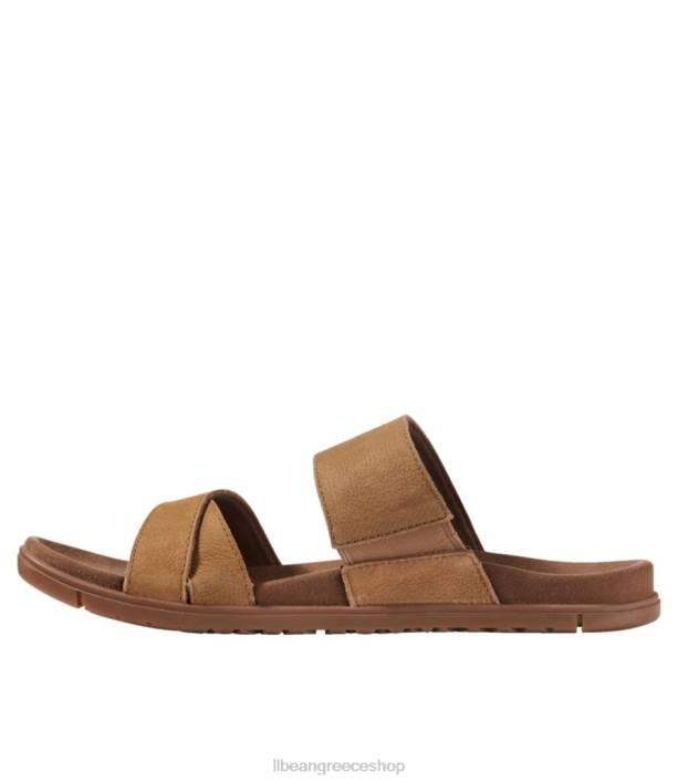 γυναίκες σανδάλια με λουράκια 6PHT993 LLBean είδη υπόδησης μελί καφέ