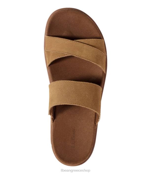 γυναίκες σανδάλια με λουράκια 6PHT993 LLBean είδη υπόδησης μελί καφέ