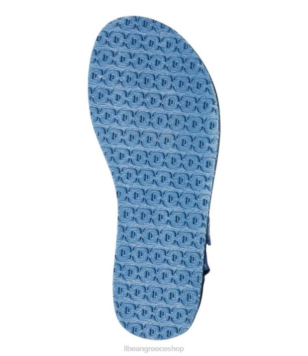 γυναίκες σανδάλια τεσσάρων πόντων Maine Isle 6PHT3771 LLBean είδη υπόδησης θαλάσσιο μπλε τζίντζαμ