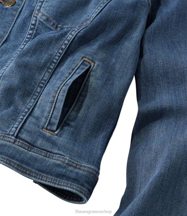 γυναίκες τζιν μπουφάν beanflex 6PHT866 LLBean εξωτερικά ενδύματα λιθολυμένη