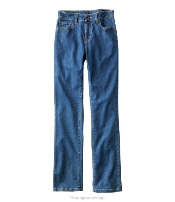 γυναίκες τζιν σε αληθινό σχήμα 6PHT2983 LLBean είδη ένδυσης λιθολυμένη