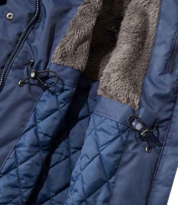 γυναίκες χειμωνιάτικο πιο ζεστό παλτό 6PHT845 LLBean εξωτερικά ενδύματα ναυτικό ναυτικό