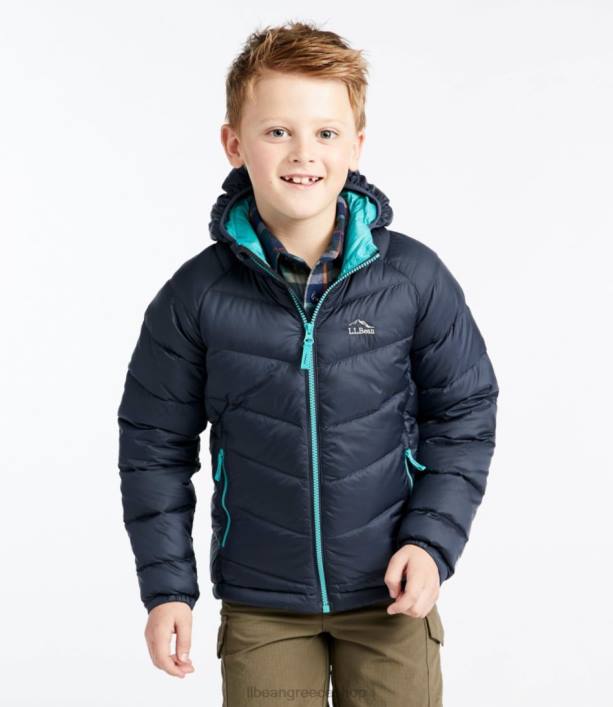 παιδιά εξαιρετικά ελαφρύ τζάκετ 650 6PHT7224 LLBean εξωτερικά ενδύματα βιολετί κιμωλία