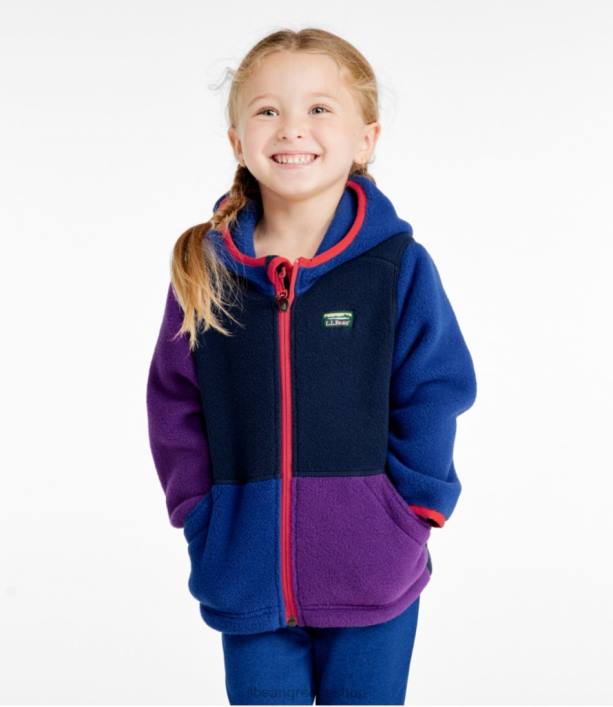 παιδιά κλασικό fleece για βρέφη και βουνό 6PHT916 LLBean εξωτερικά ενδύματα ναυτικό ναυτικό