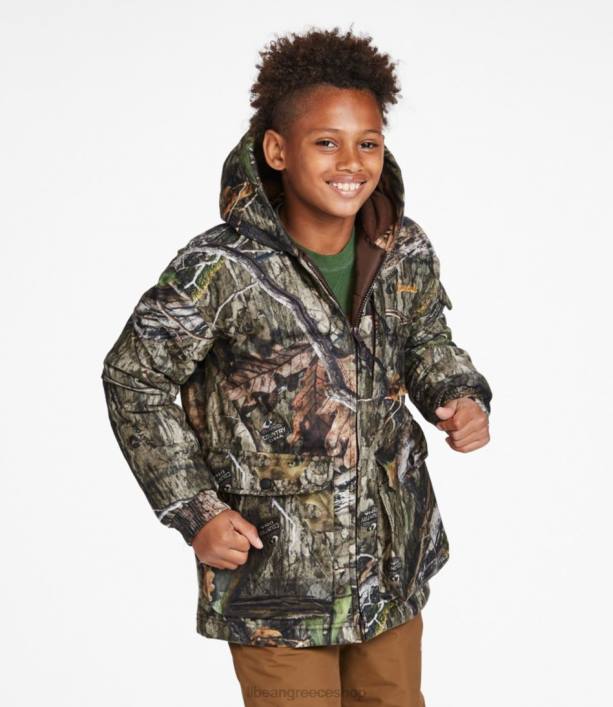 παιδιά κυνηγετικό μπουφάν τούνδρας gamehide 6PHT944 LLBean εξωτερικά ενδύματα ποώδη βελανιδιά χώρα dna