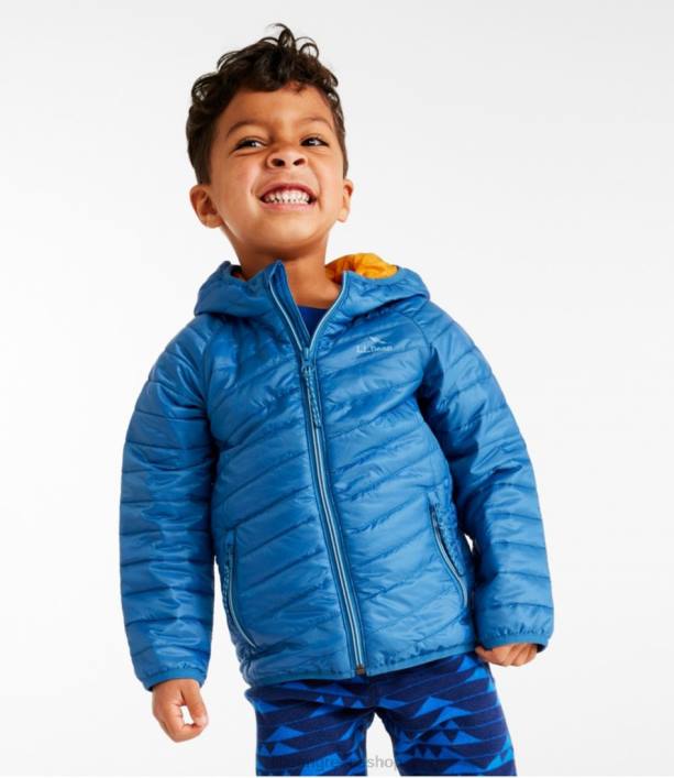 παιδιά μπουφάν primaloft packaway με κουκούλα 6PHT5127 LLBean εξωτερικά ενδύματα μαλακό άρκευθο