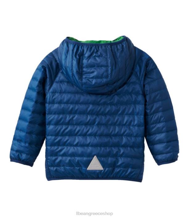παιδιά μπουφάν primaloft με κουκούλα 6PHT938 LLBean εξωτερικά ενδύματα σκούρο μουριά/ανοιχτό μοβ