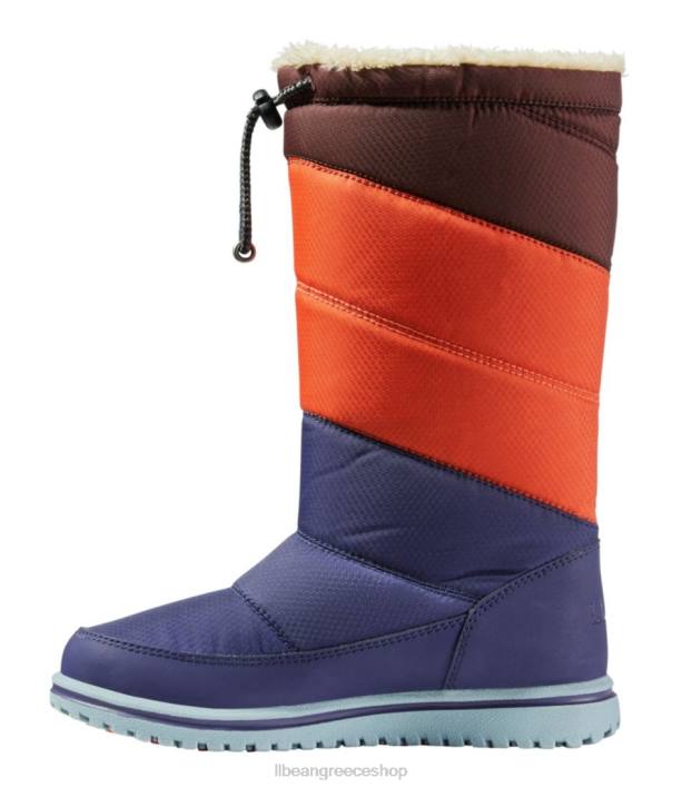 παιδιά υπερελαφριές μπότες χιονιού 6PHT6116 LLBean είδη υπόδησης φωτεινό ναυτικό/μπλε πεύκο