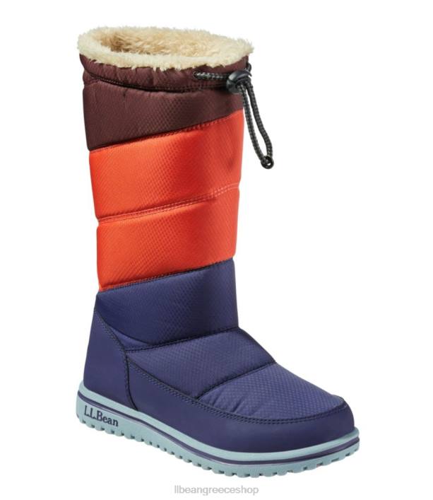 παιδιά υπερελαφριές μπότες χιονιού 6PHT6116 LLBean είδη υπόδησης φωτεινό ναυτικό/μπλε πεύκο